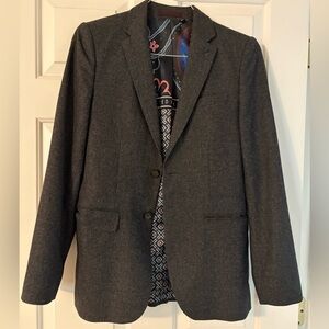 Ted Baker Men’s Padstoe Micro Check Wool Blazer